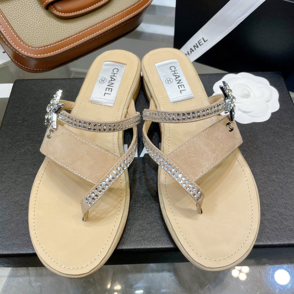Chanel Sandals Cream