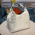 Louis Vuitton Carmel Mahina Bag 40cm Mahina Calf Leather Canvas Spring/Summer Collection M53188, White