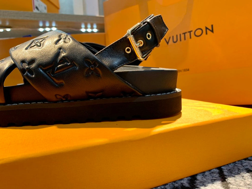 Louis Vuitton Paseo FlatComfort Sandal Black