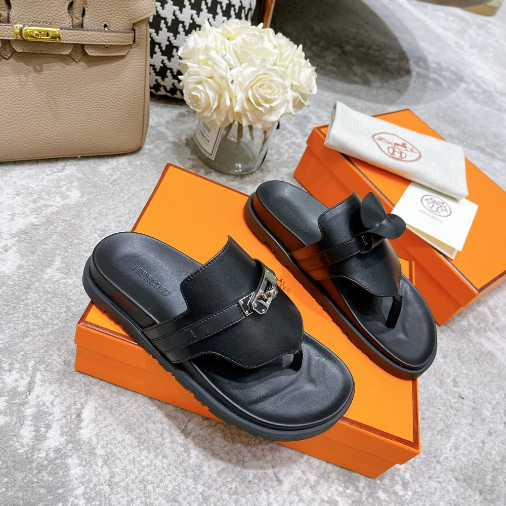 Hermes Elixir Sandal Black