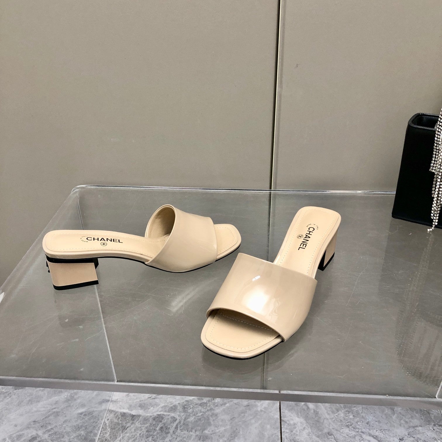 Chanel Mules Beige
