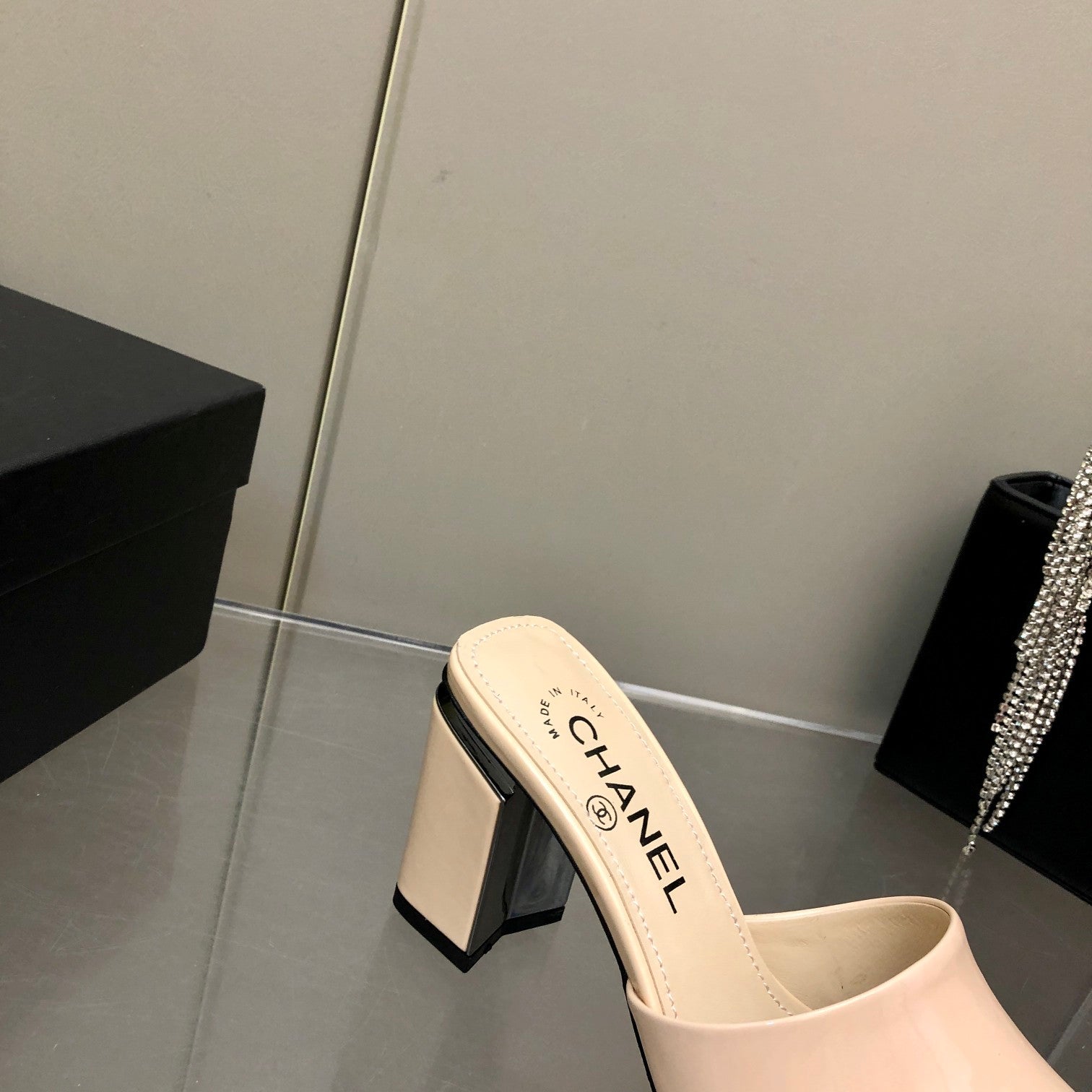 Chanel Mules Beige