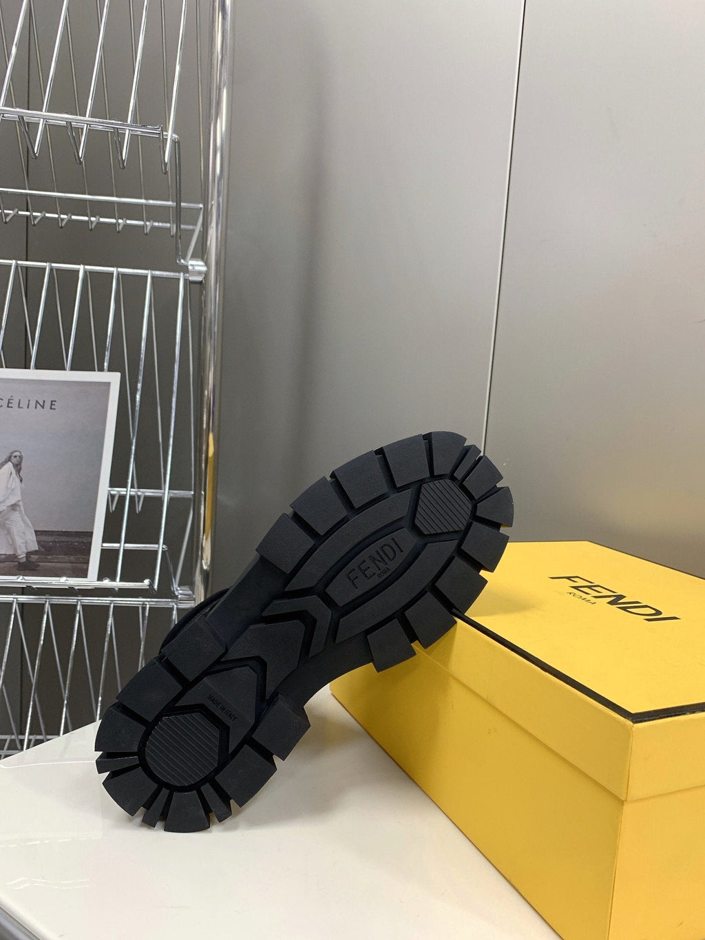 Fendi Signature Boots Black