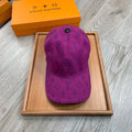 Louis Vuitton Purple Monogram Baseball Cap