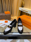 Hermes Elysee Pump Black/White