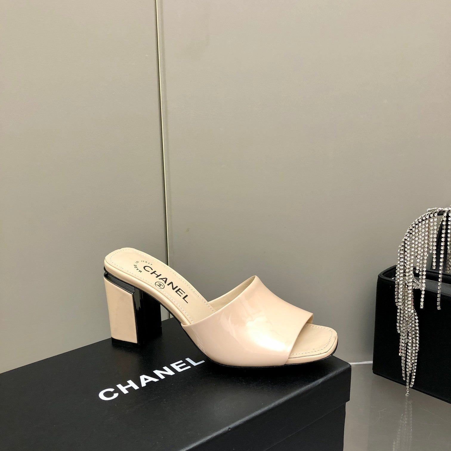 Chanel Mules Beige