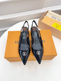 Louis Vuitton Magnetic Slingback Pump Black