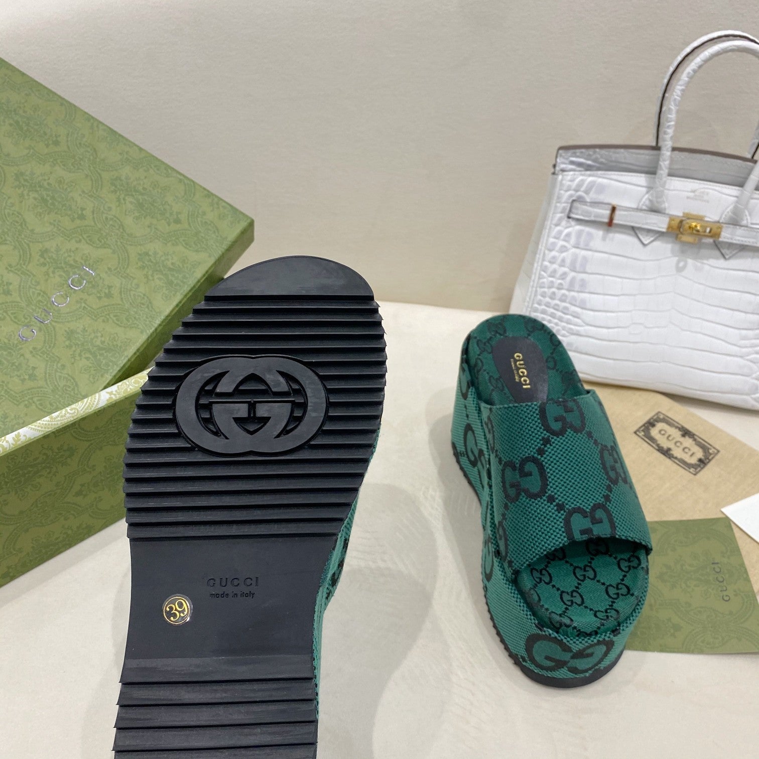 Gucci Platform Slide Sandal