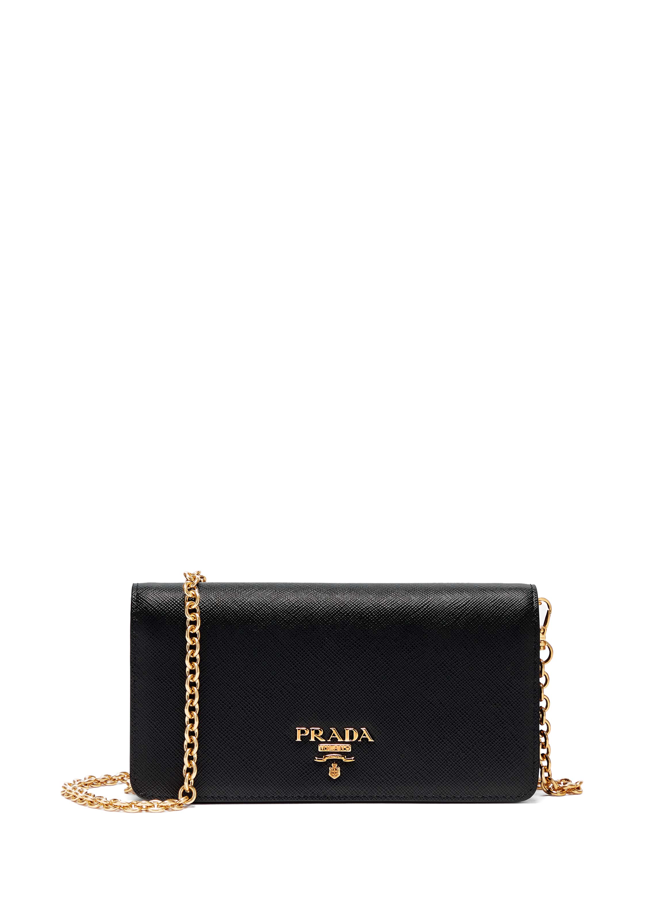 Mini Saffiano leather Clutch Bag