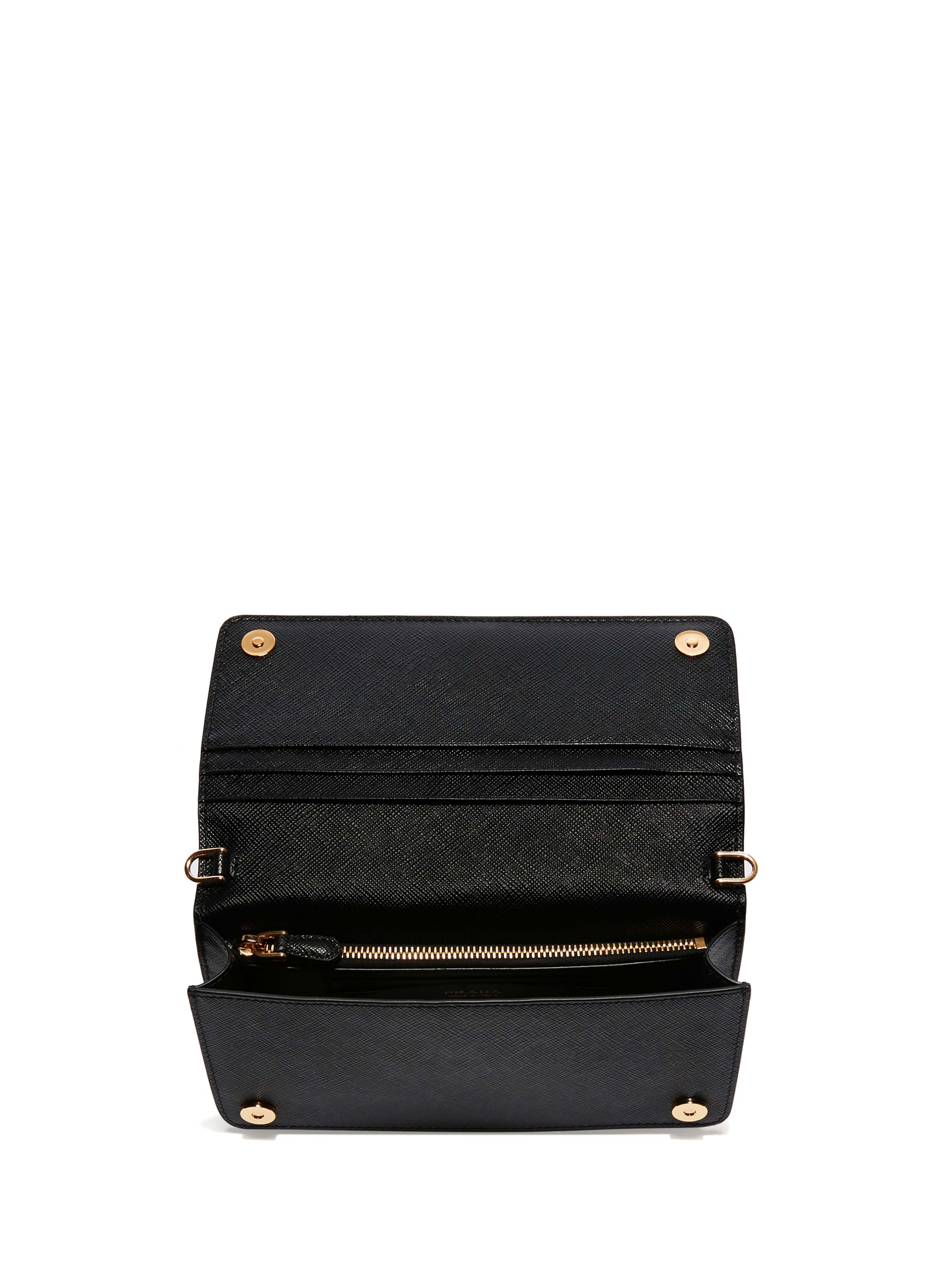 Mini Saffiano leather Clutch Bag