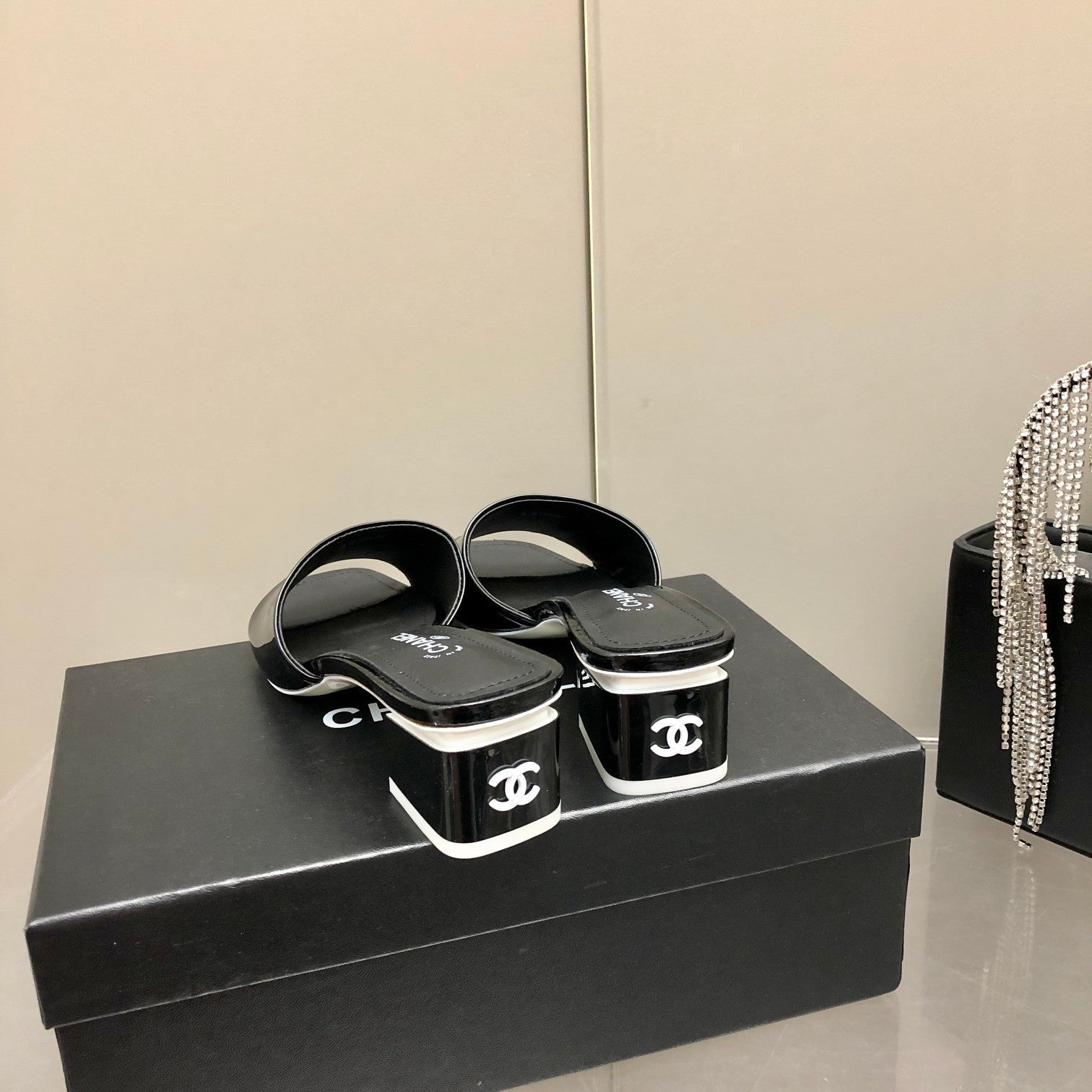 Chanel Mules Black