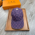 Louis Vuitton Dark Purple Monogram Baseball Cap