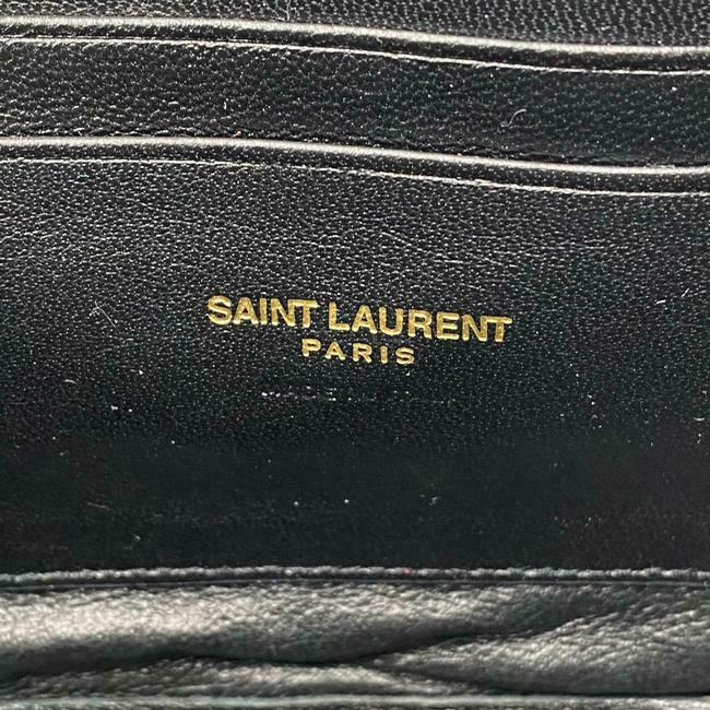 Saint Laurent Camera Lou Grain De Poudre Matelasse Monogram Mini Eros Red Leather Shoulder Bag