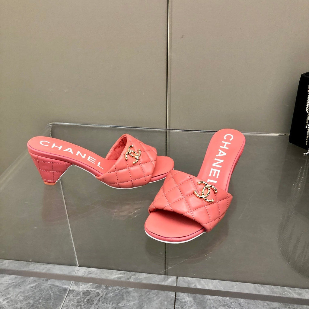 Chanel Mules Hot Pink