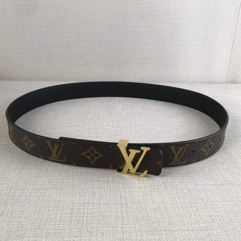 Louis Vuitton LV Initiales Reversible Belt Black