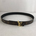 Louis Vuitton LV Initiales Reversible Belt Black