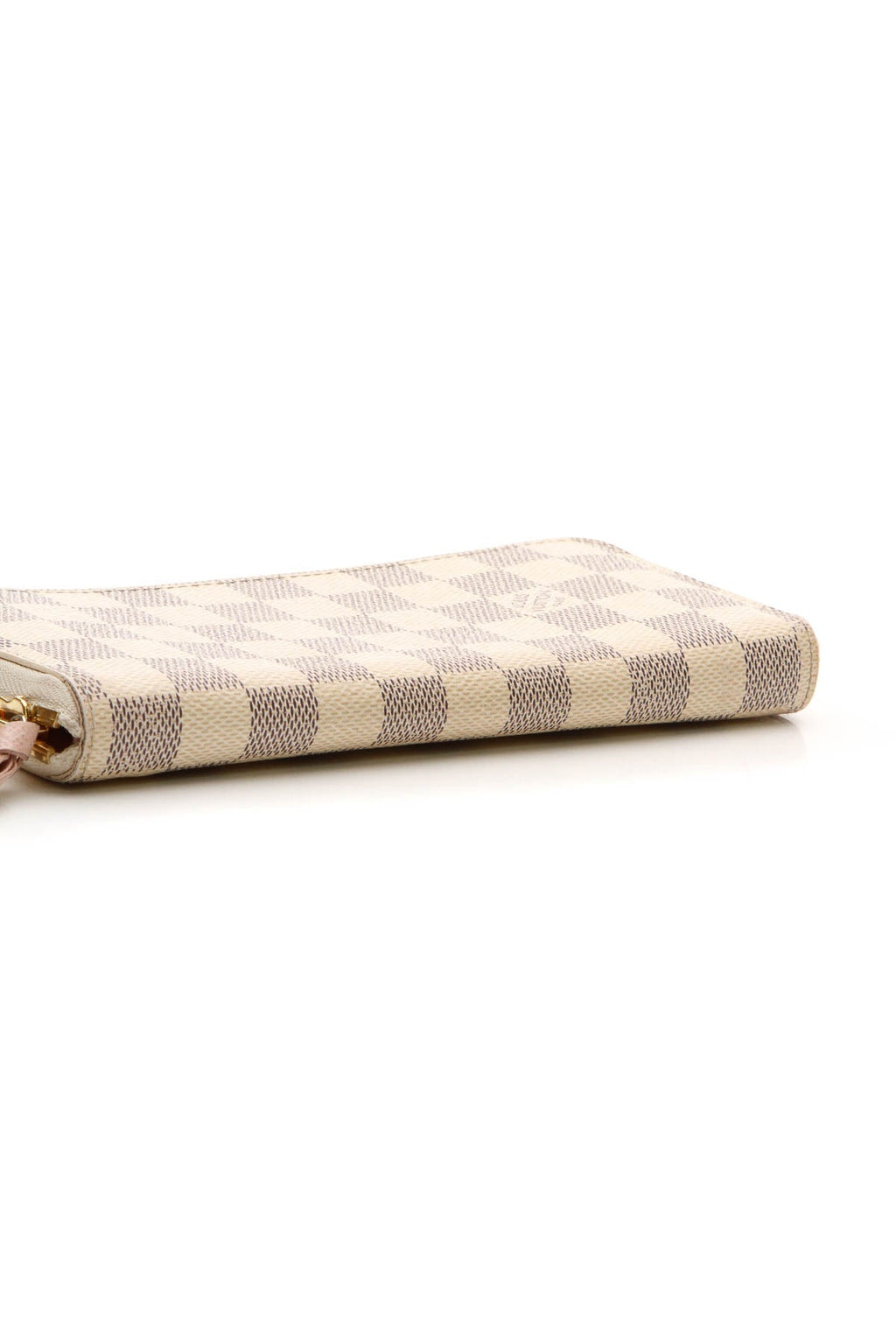 Clemence Wallet - Damier Azur/Rose Ballerine