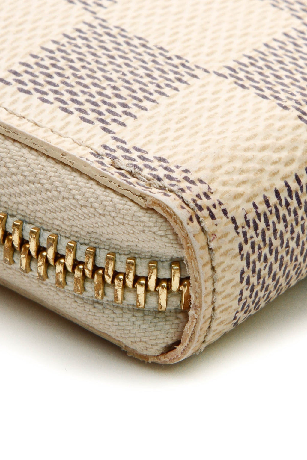 Clemence Wallet - Damier Azur/Rose Ballerine