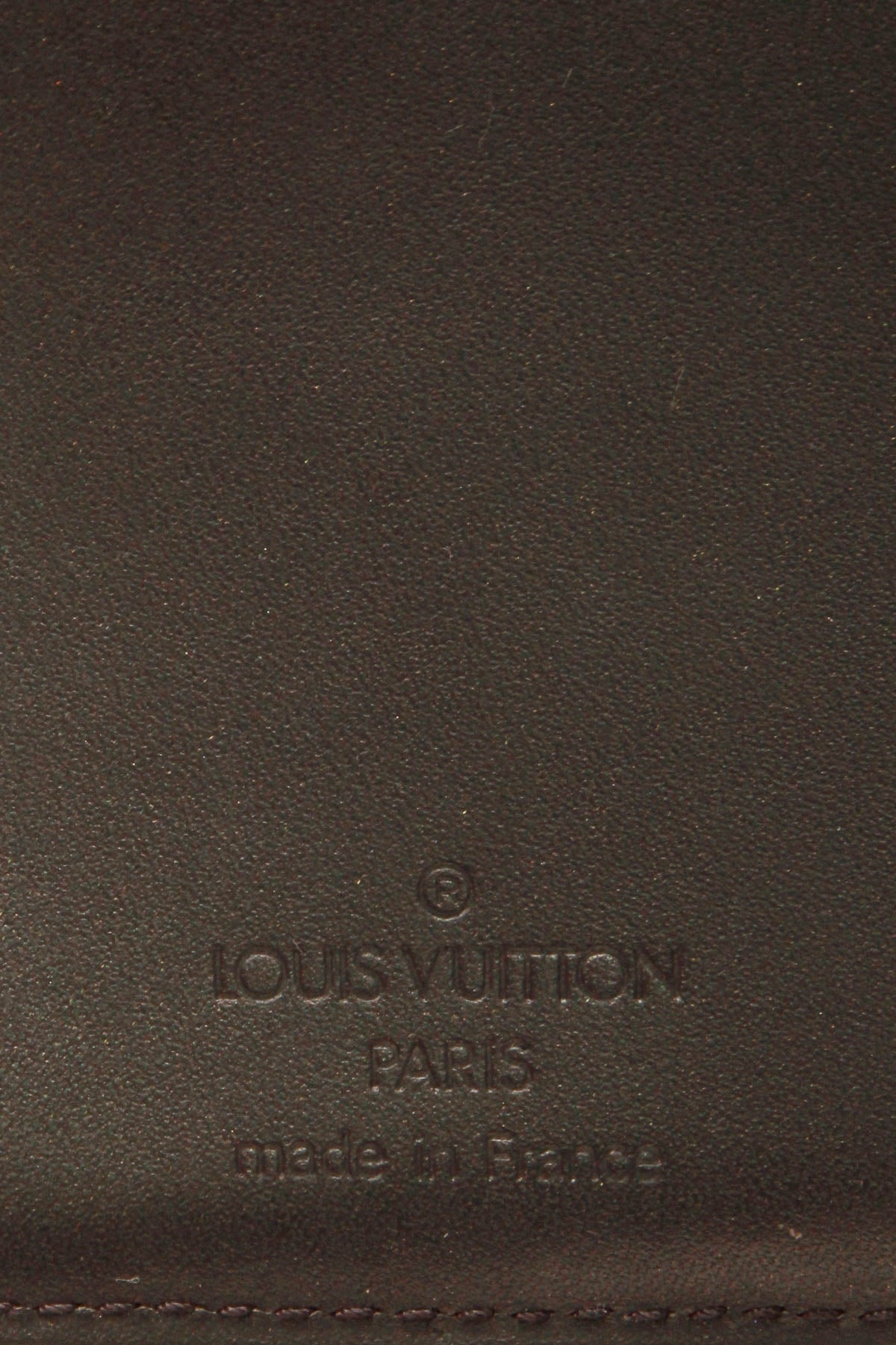 Monogram Mat French Wallet - Dark Gray