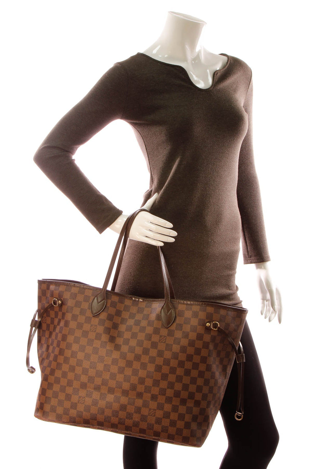 Neverfull GM Tote Bag - Damier Ebene