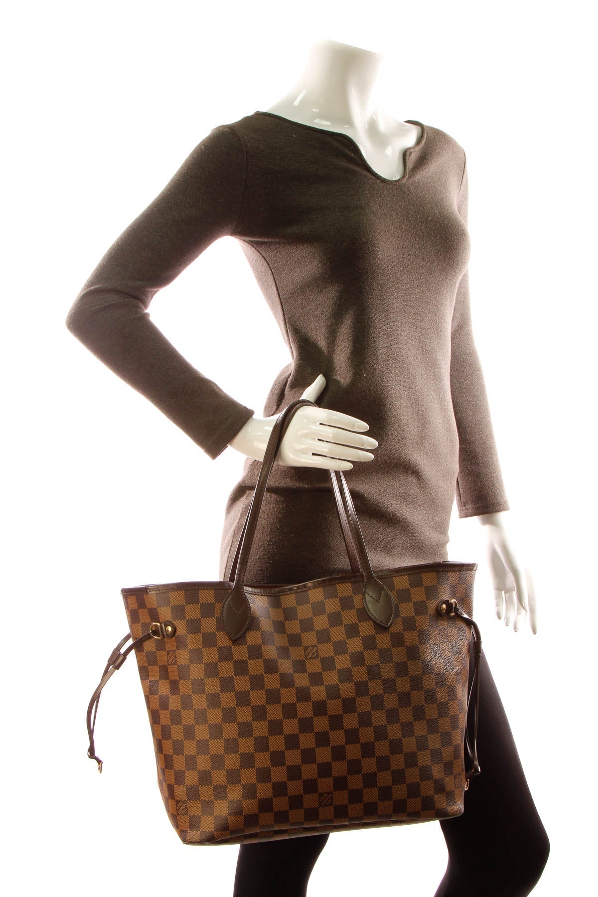 Neverfull MM Tote Bag - Damier Ebene