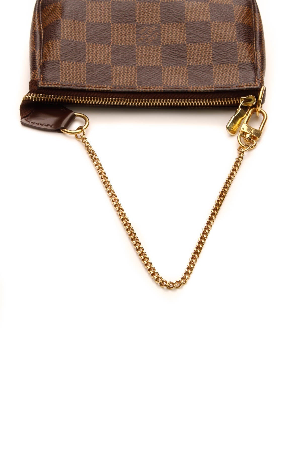 Mini Pochette Accessories Bag - Damier Ebene