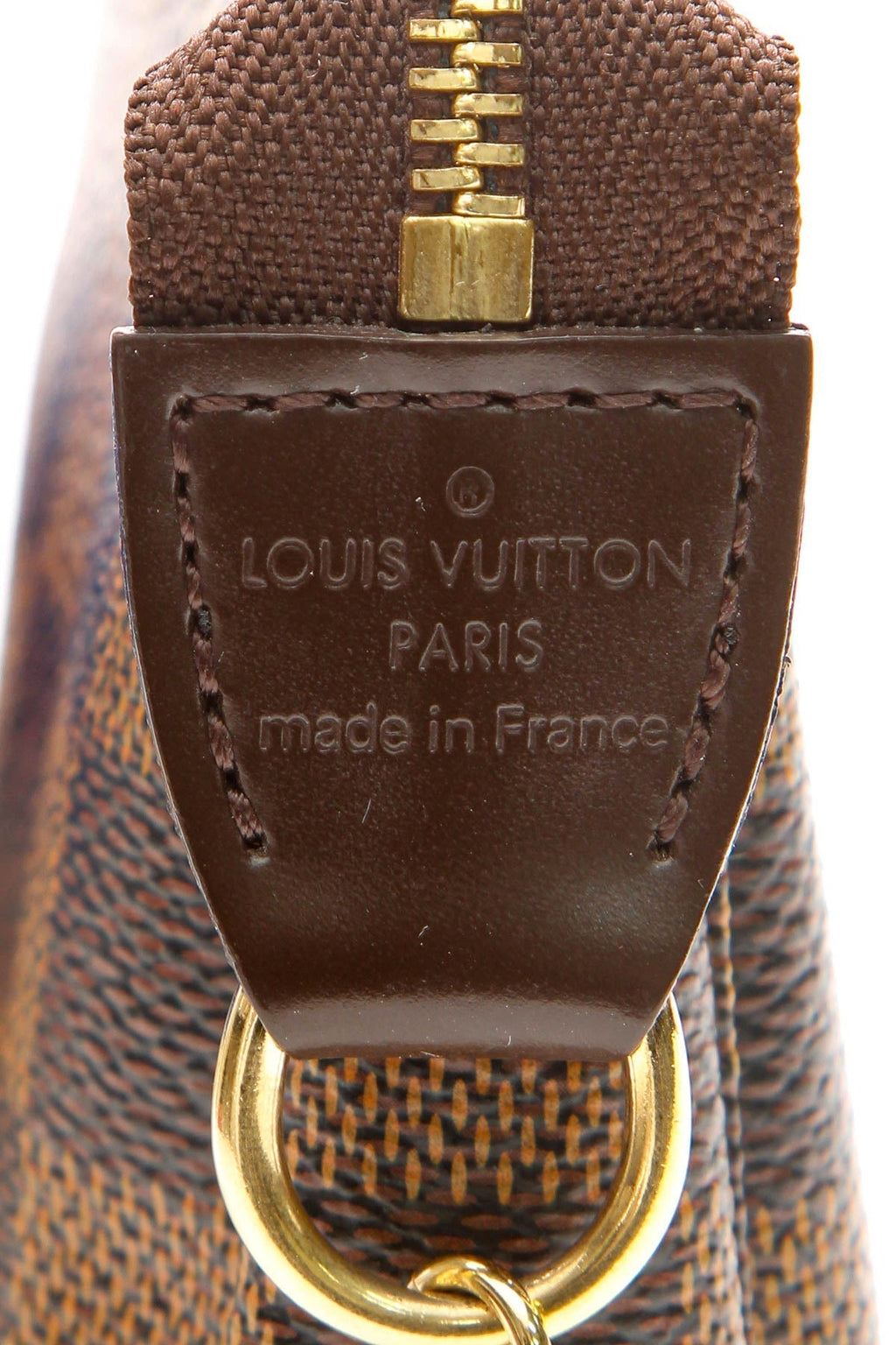Mini Pochette Accessories Bag - Damier Ebene