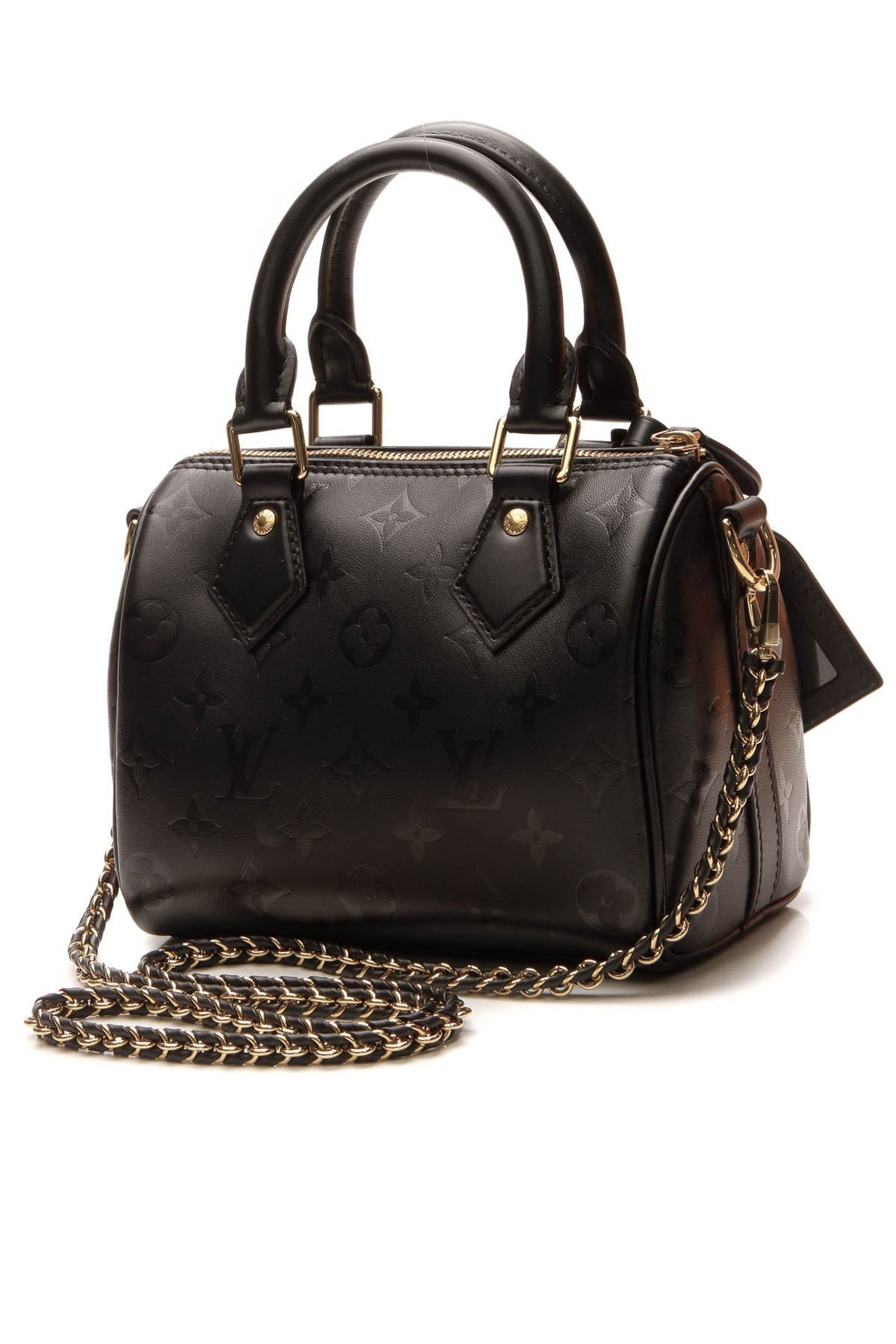 Speedy BB Bandouliere Bag - Black Monogram Ink