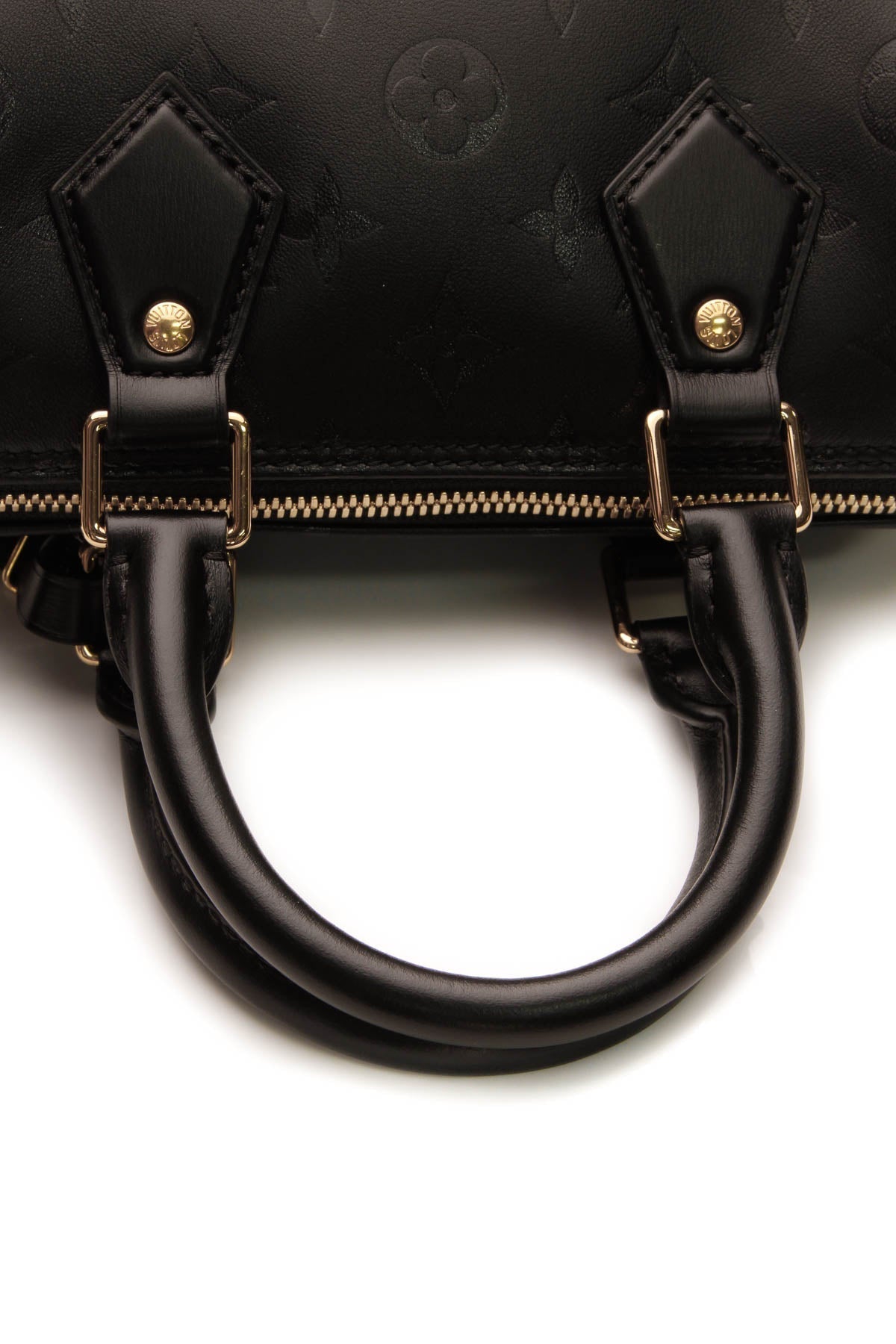 Speedy BB Bandouliere Bag - Black Monogram Ink