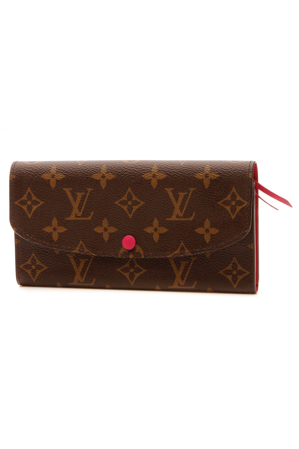 Emilie Wallet - Monogram/ Fuchsia