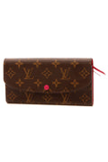Emilie Wallet - Monogram/ Fuchsia
