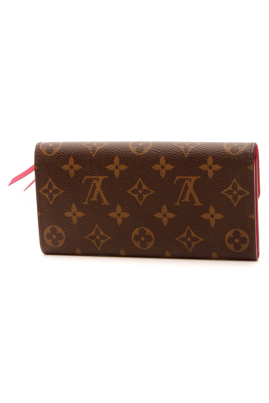 Emilie Wallet - Monogram/ Fuchsia
