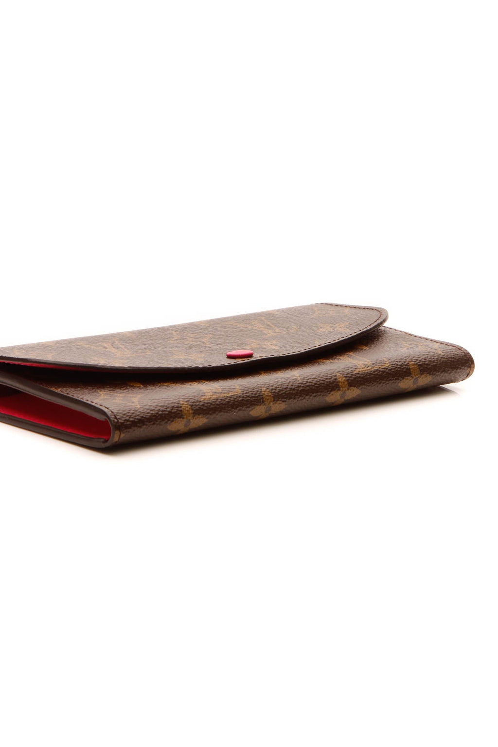 Emilie Wallet - Monogram/ Fuchsia