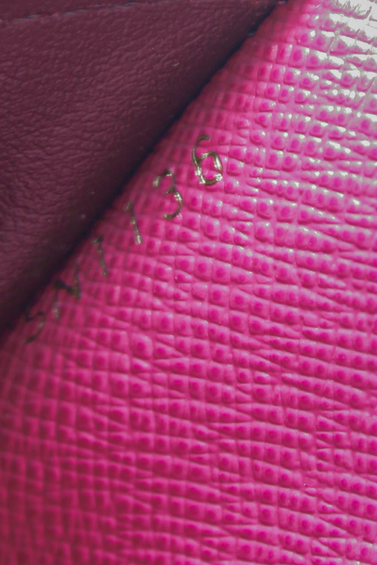 Emilie Wallet - Monogram/ Fuchsia