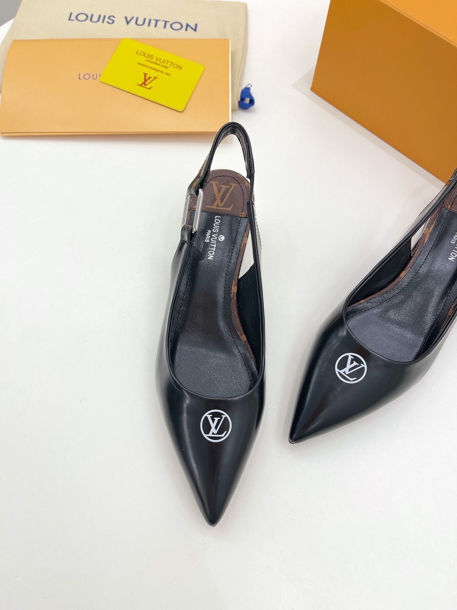 Louis Vuitton Magnetic Slingback Pump Black