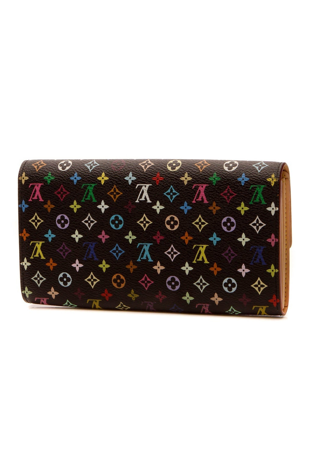 Sarah Wallet - Black Multicolore Monogram