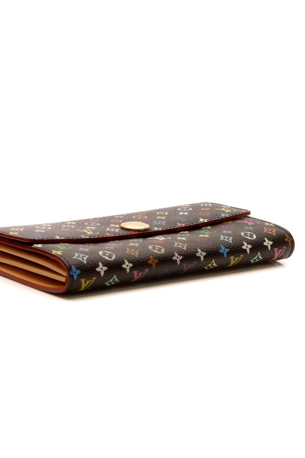 Sarah Wallet - Black Multicolore Monogram