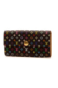 Sarah Wallet - Black Multicolore Monogram