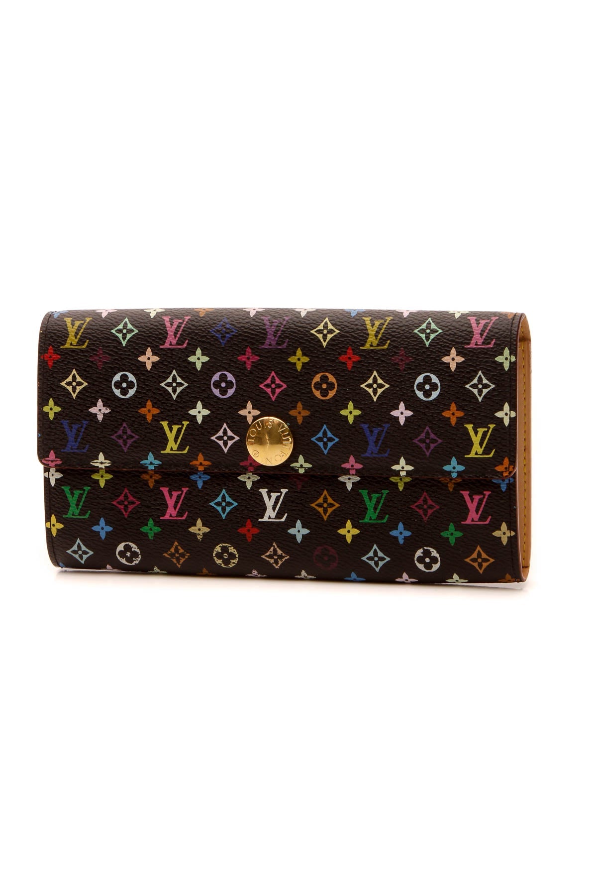 Sarah Wallet - Black Multicolore Monogram