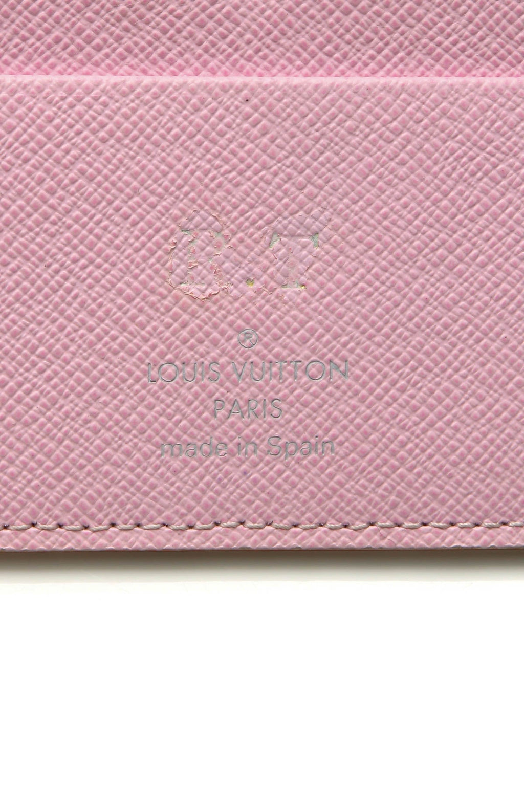 Litchi Insolite Wallet - White Multicolore Monogram
