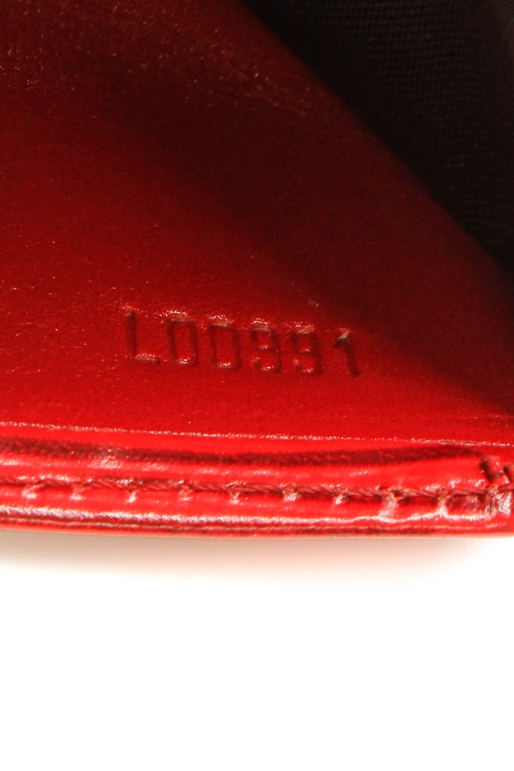 Vintage Epi Billfold Wallet - Red