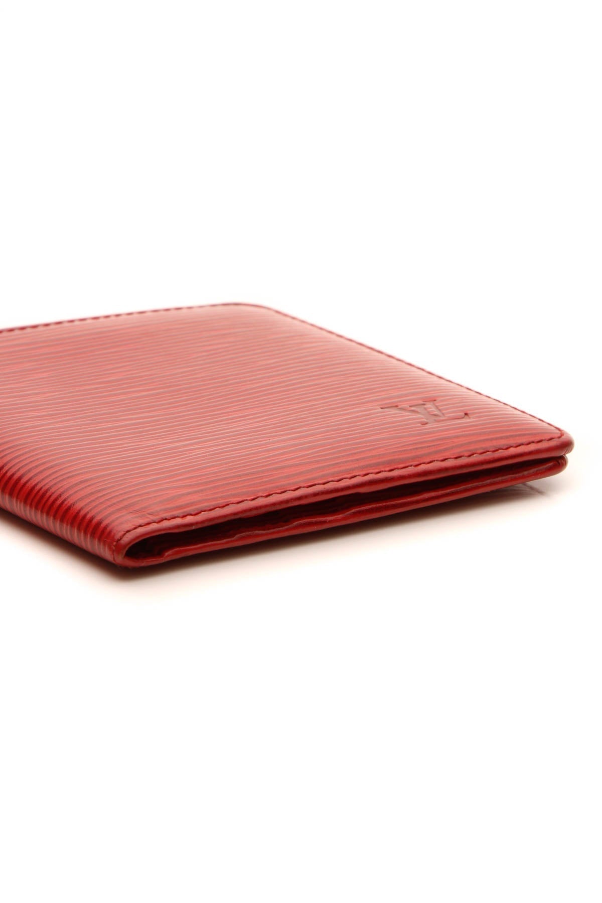 Vintage Epi Billfold Wallet - Red