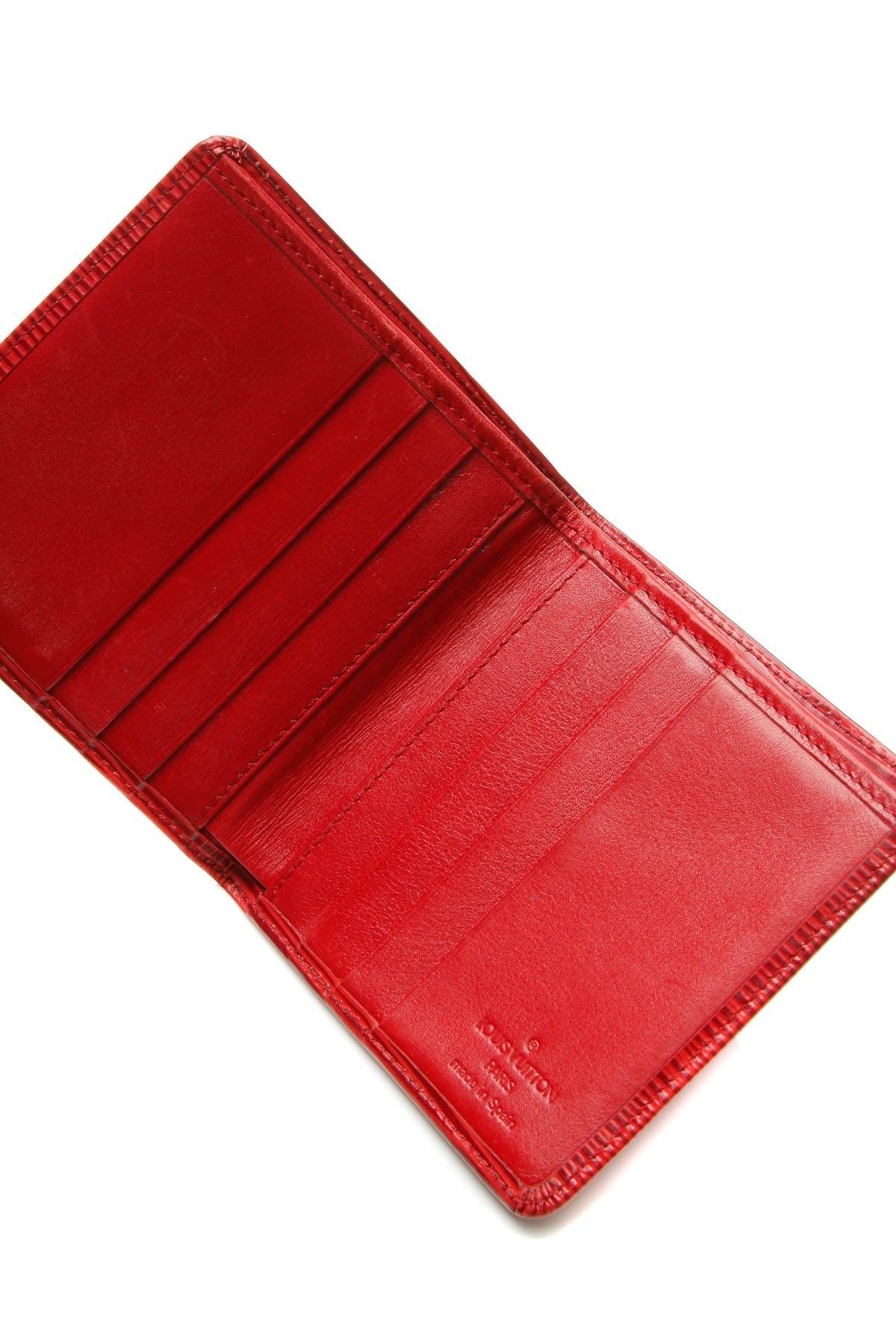 Vintage Epi Billfold Wallet - Red
