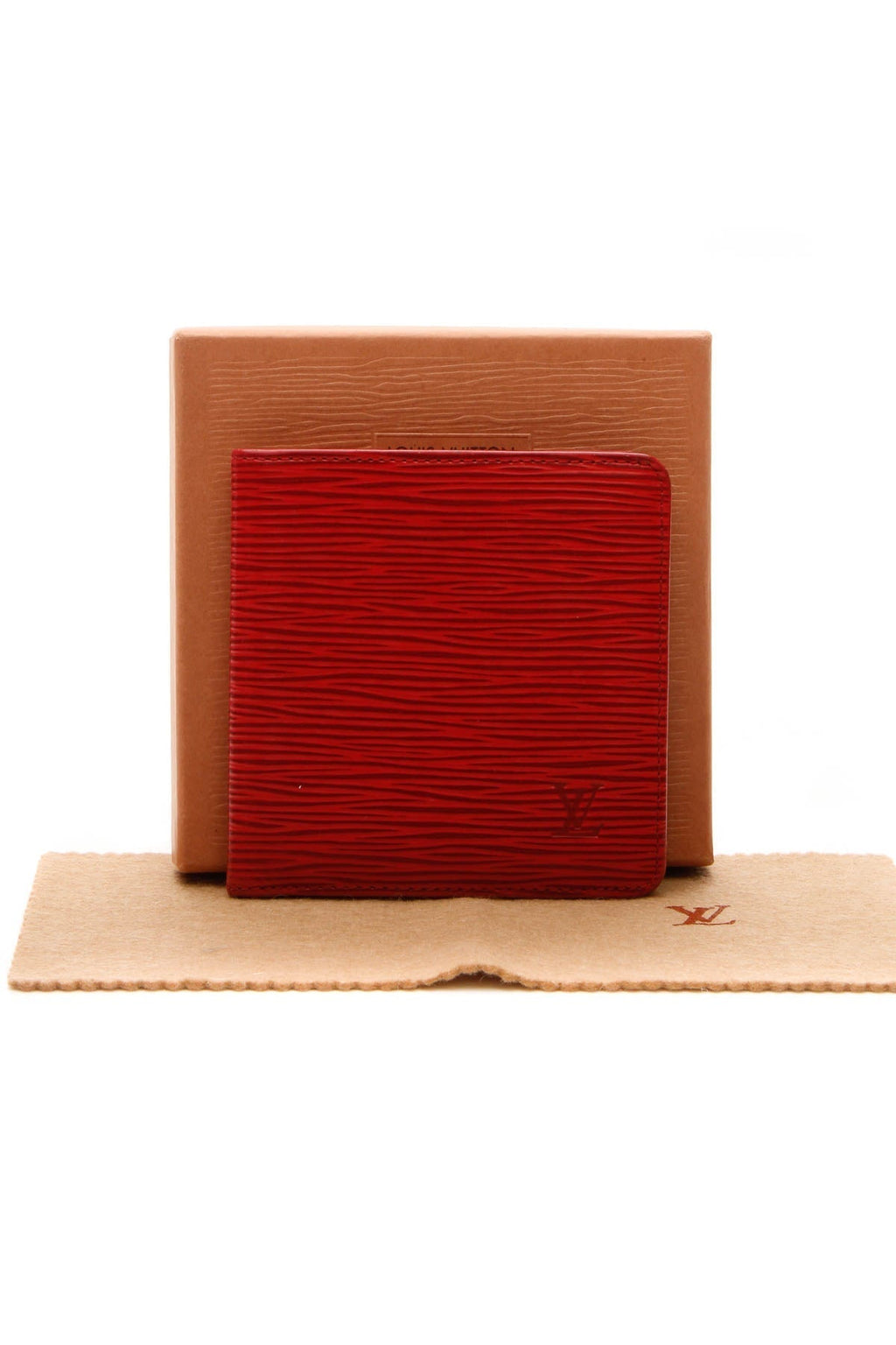 Vintage Epi Billfold Wallet - Red