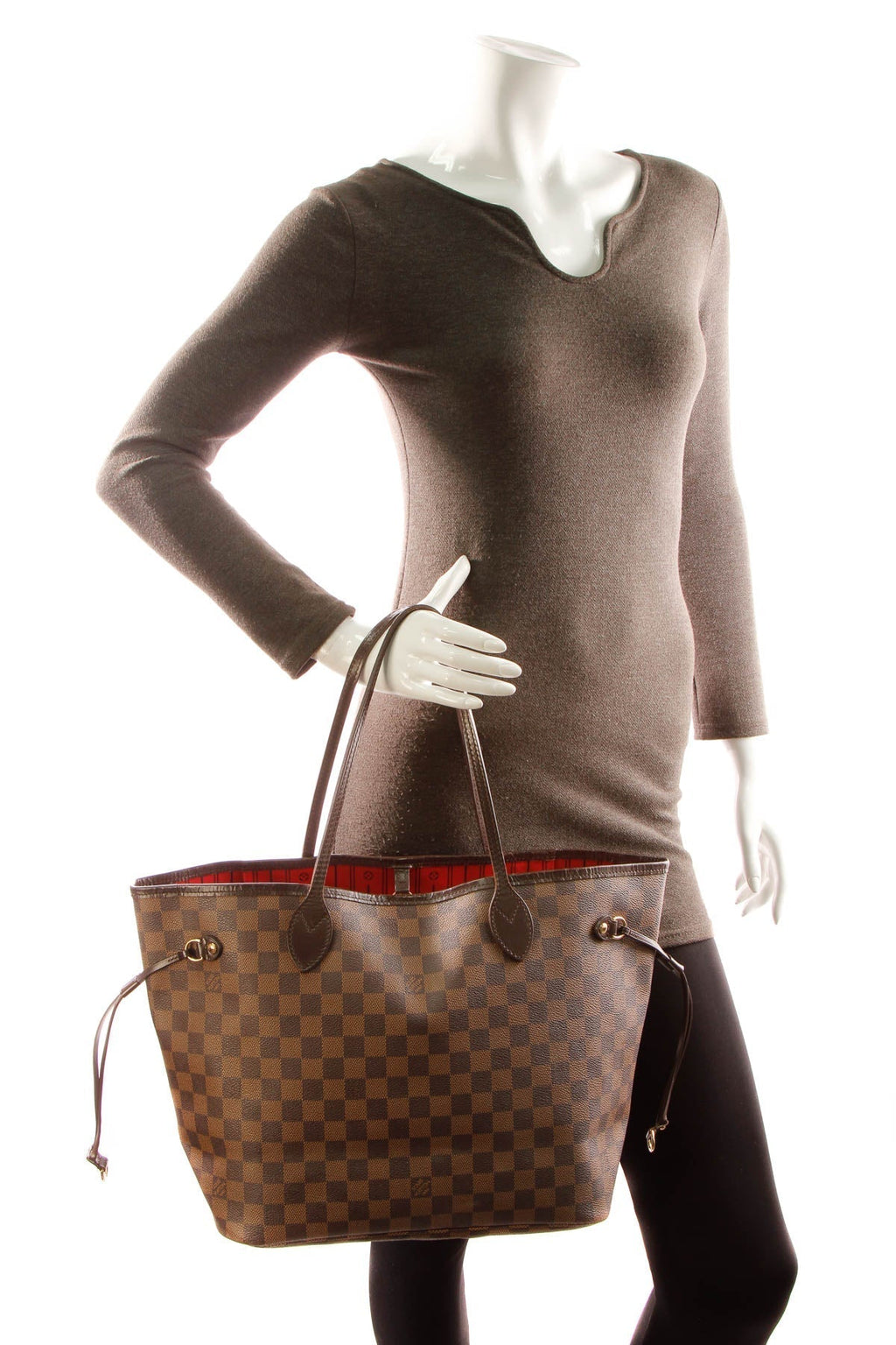 Neverfull MM Tote Bag - Damier Ebene