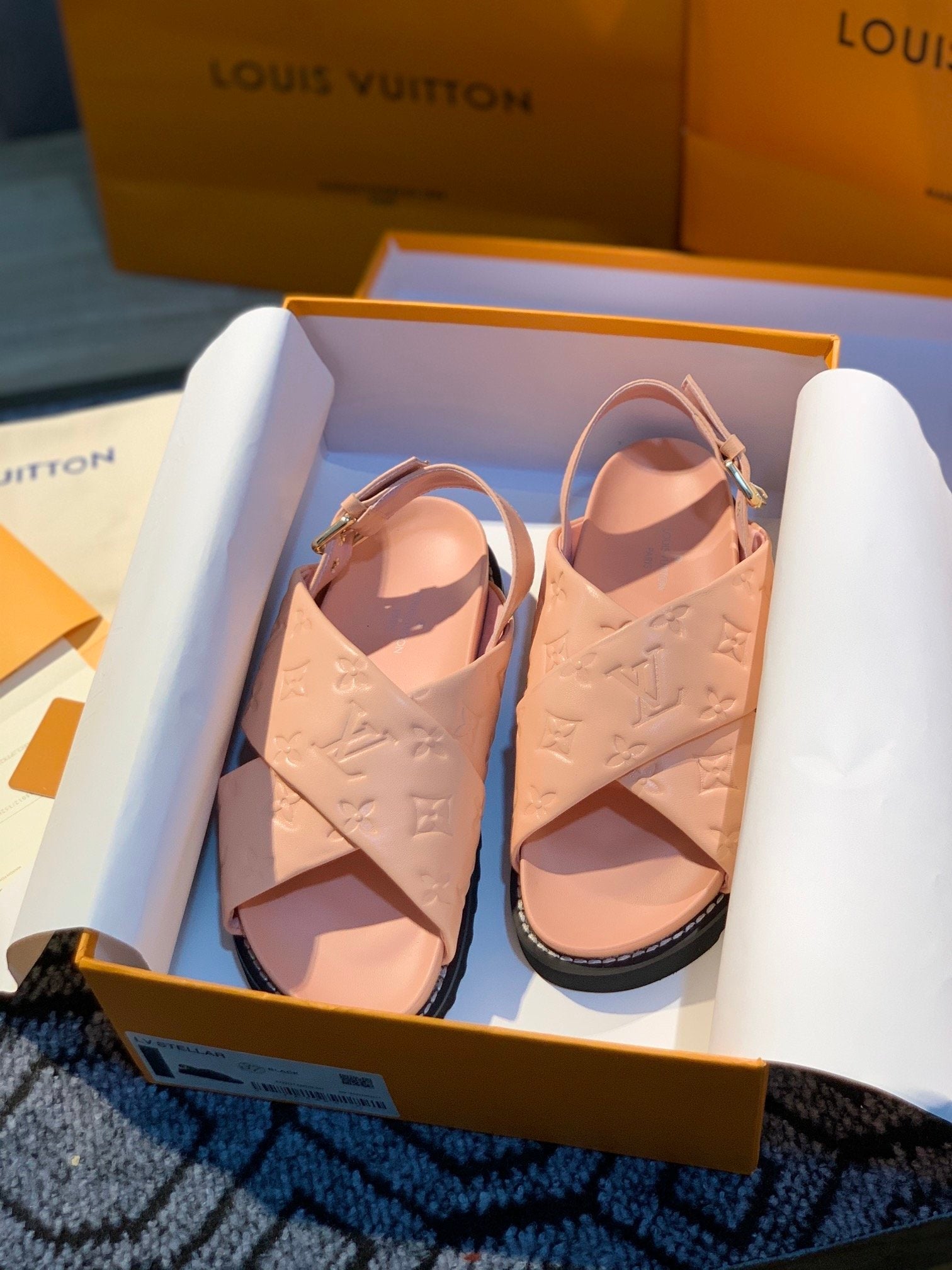 Louis Vuitton Paseo FlatComfort Sandal Pink