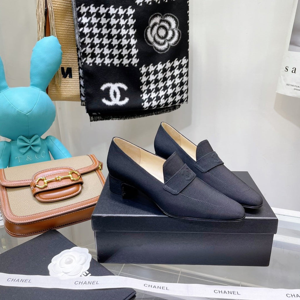 Chanel Loafers Black