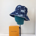Louis Vuitton Blue Monogram Bucket Hat