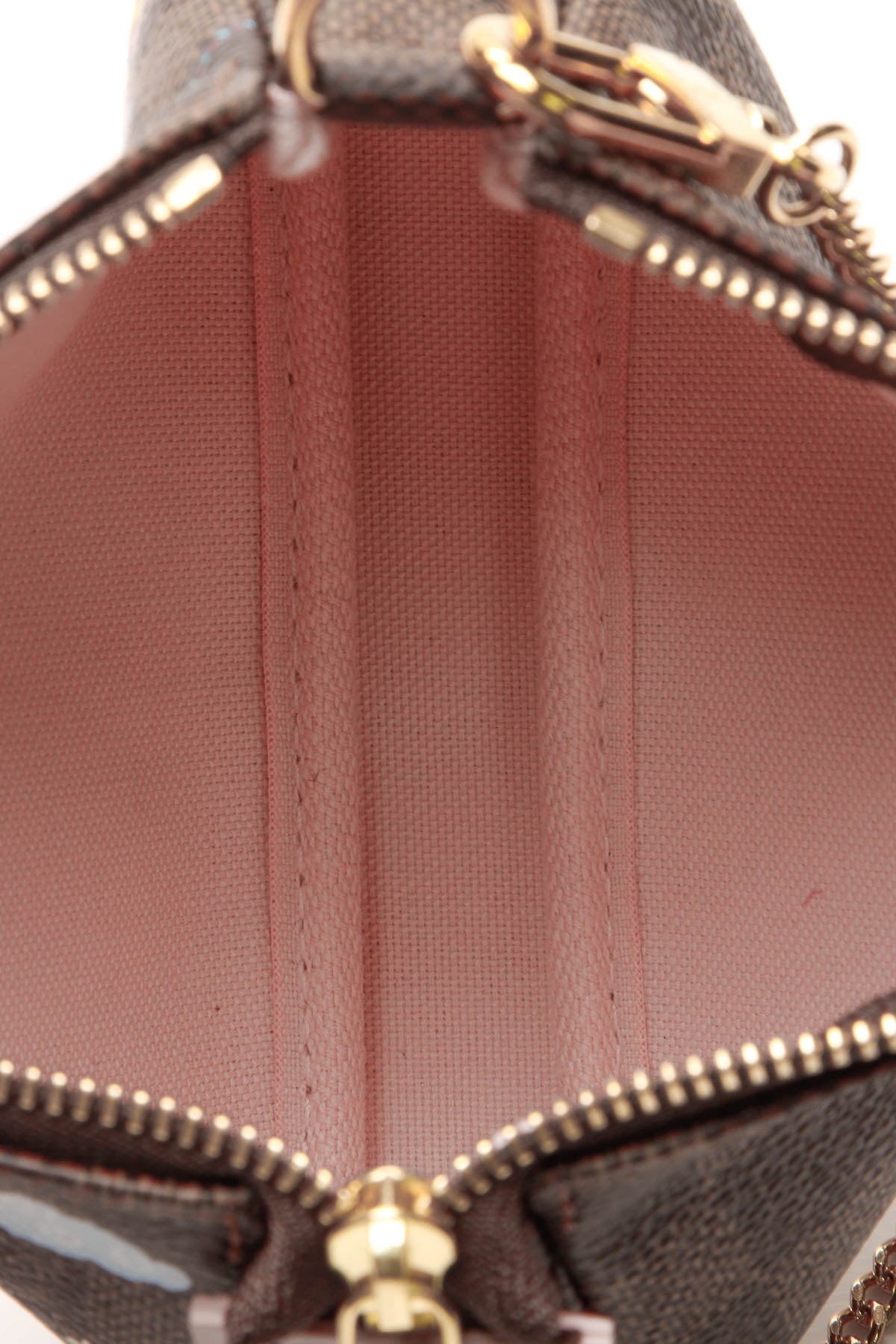 Christmas 2020 Mini Pochette Accessories - Damier Ebene
