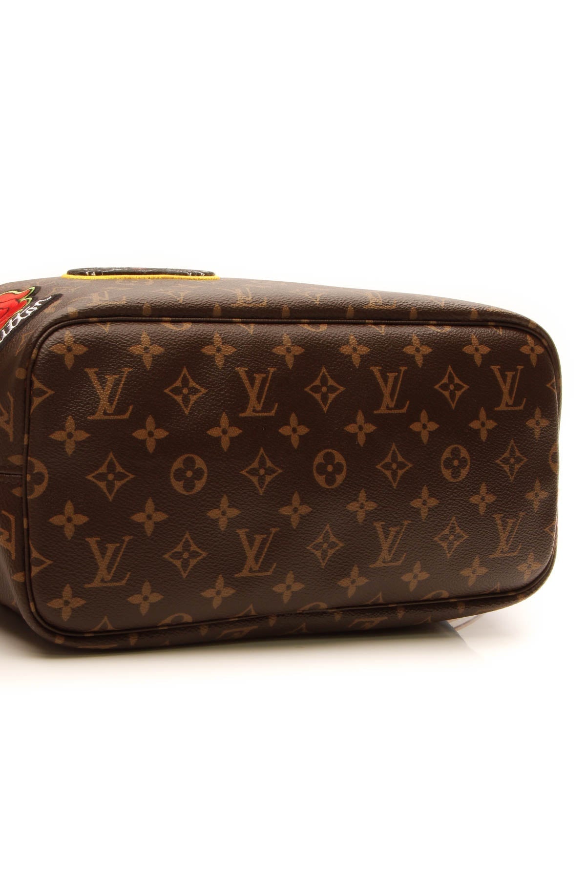 Patches Neverfull MM Tote Bag - Monogram